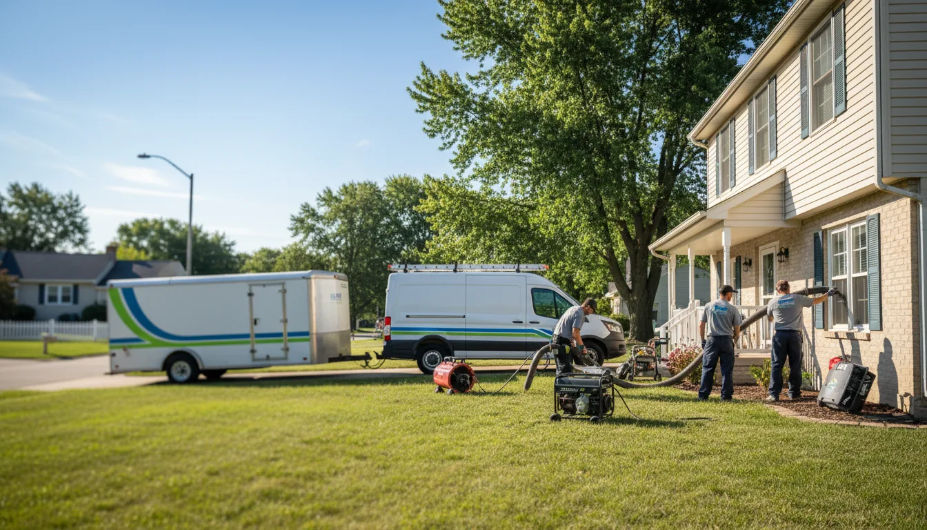 Flooded Basement Restoration And Cleanup With Repair in Lake Nebagamon, WI near me